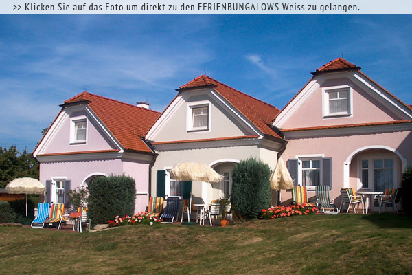 ferienbungalows weiss